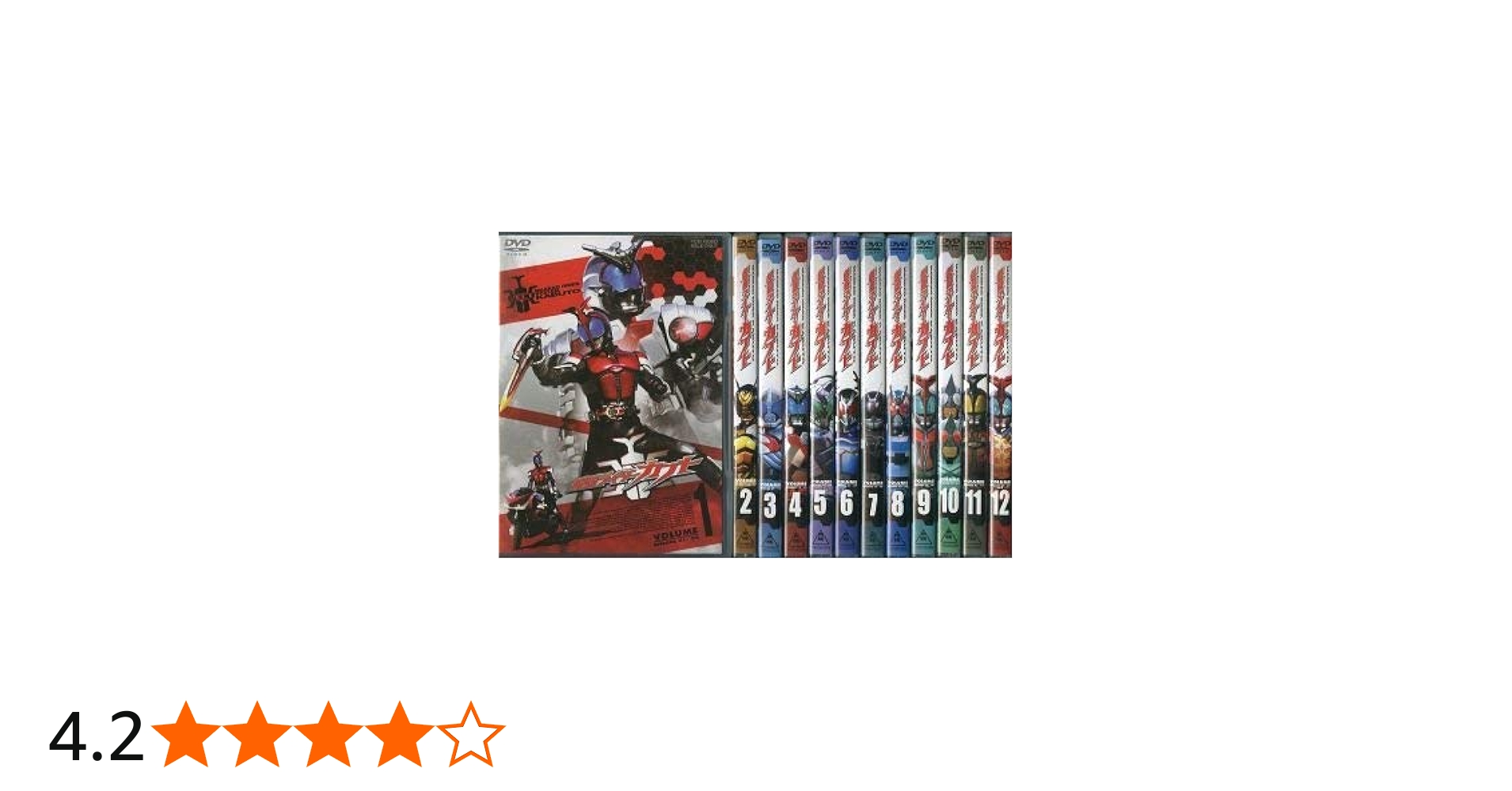 Amazon.co.jp: 仮面ライダーカブト [レンタル落ち] 全12巻セット