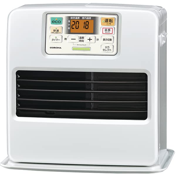 Amazon.co.jp : コロナ 石油ファンヒーター パールホワイト FH