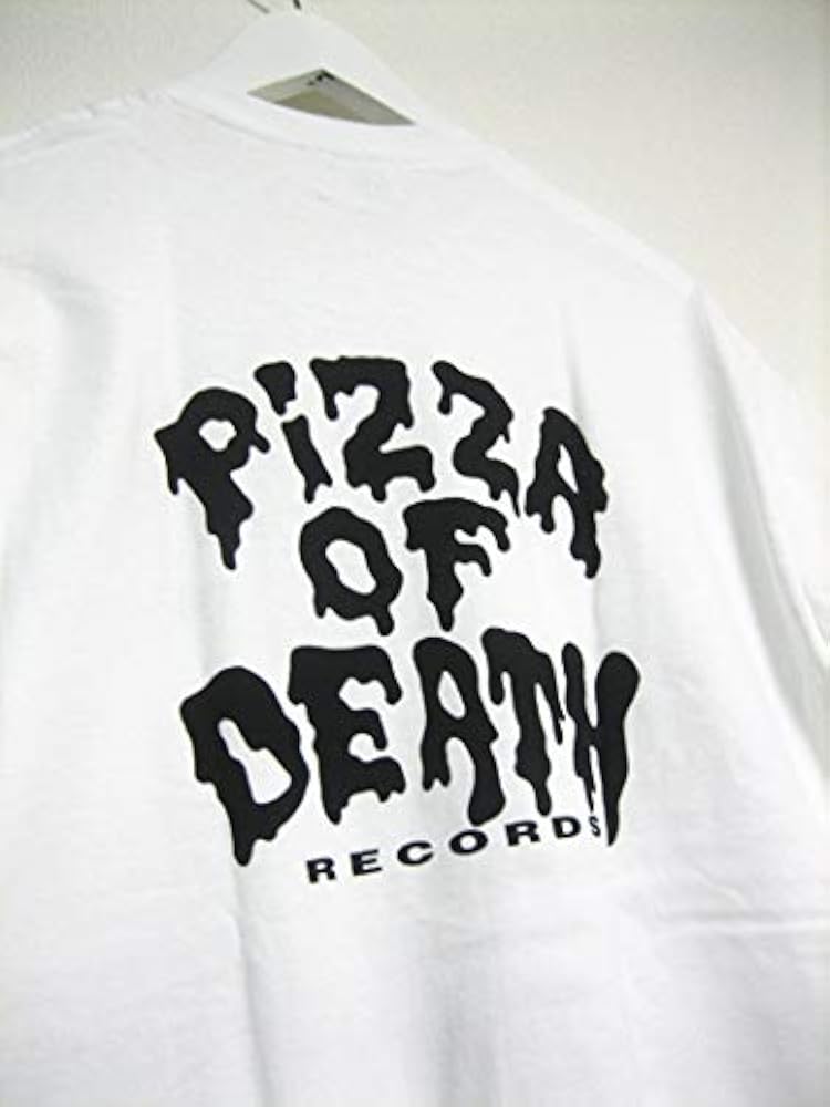 Amazon.co.jp: pizza of death Tシャツ サイズ：M ホワイト Hi