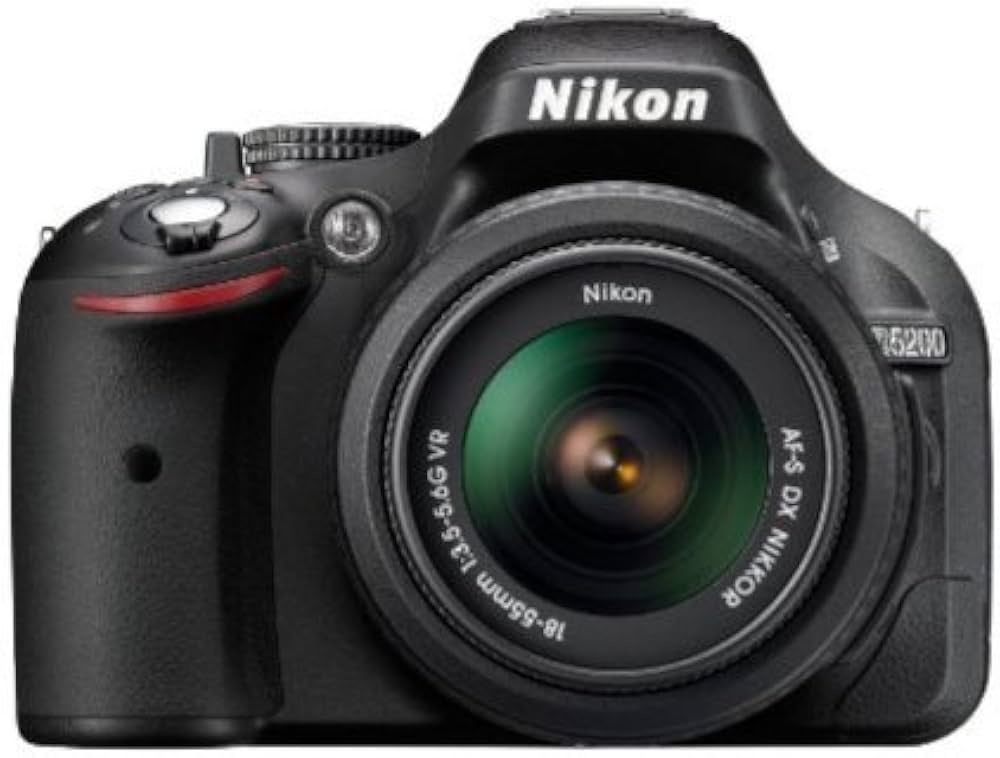 Buy Nikon D5200 24.1MP Digital SLR Camera (Black) with AF-S 18-55
