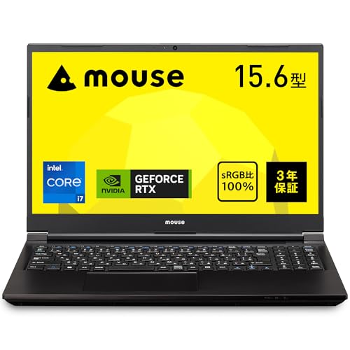 Amazon.co.jp: mouse K5 【3年保証】ノートパソコン(15.6インチ フルHD