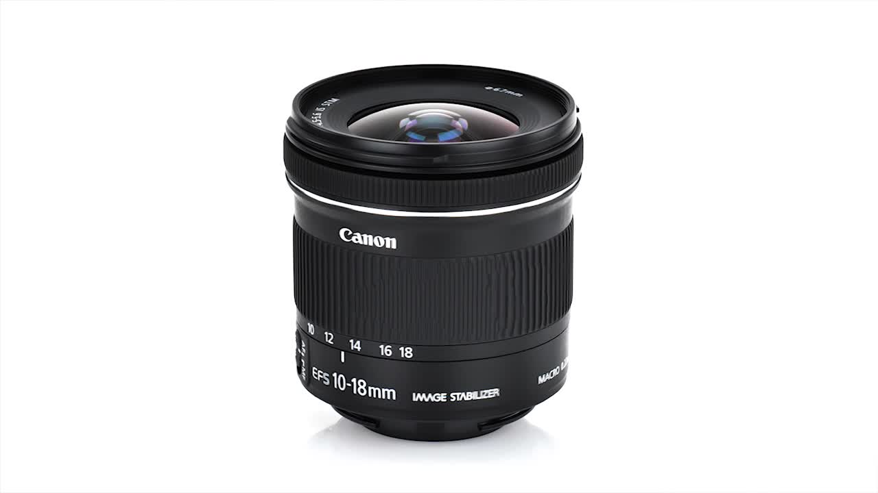 Canon EF-S 10-18mm f/4.5-5.6 IS STM Lens - Ultra-Wide-Angle Zoom