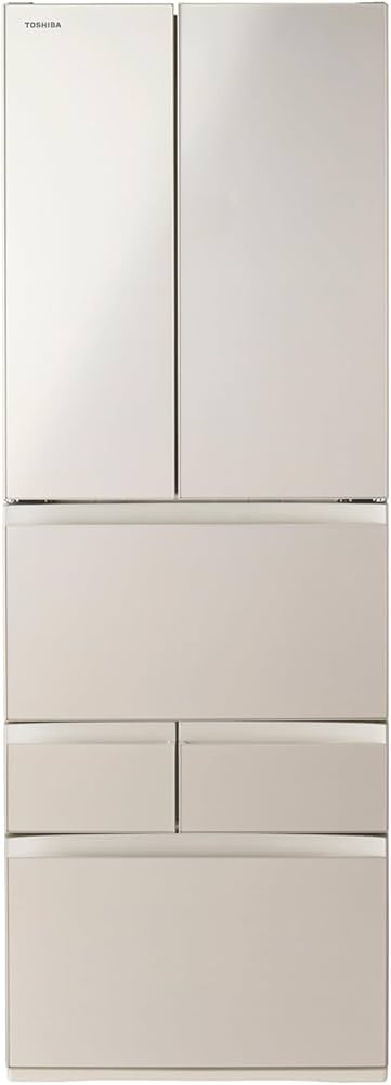 Amazon.co.jp: 東芝 冷蔵庫 幅65.0㎝ 509L 両開き GR-V510FH(EC