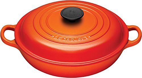 Amazon｜ルクルーゼ ビュッフェ・キャセロール 26cm オレンジ｜両手鍋