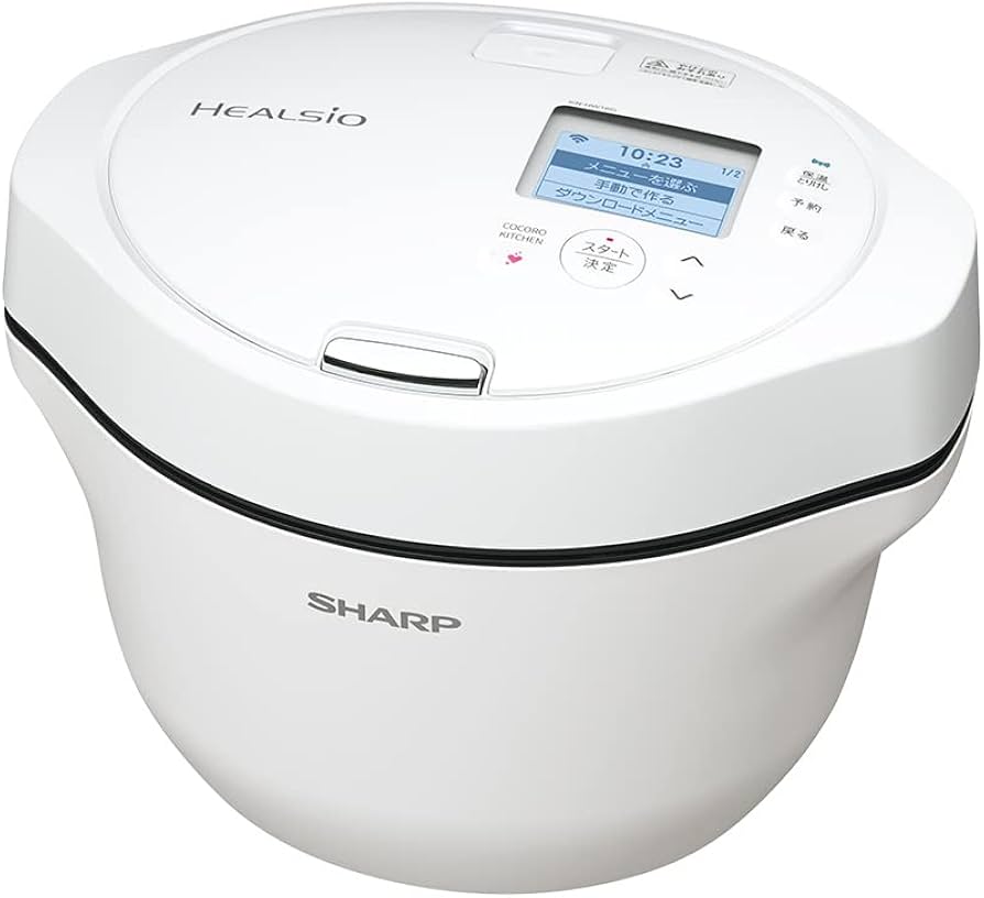 Amazon.co.jp: Sharp Healsio KN-HW16G-W Hot Cook Waterless