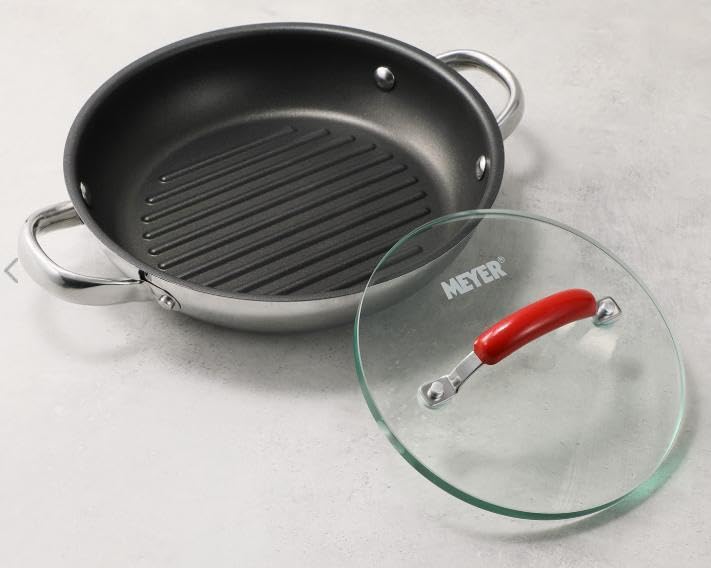Amazon | マイヤー(Meyer) プレス＆グリルパン 24cm | ノー