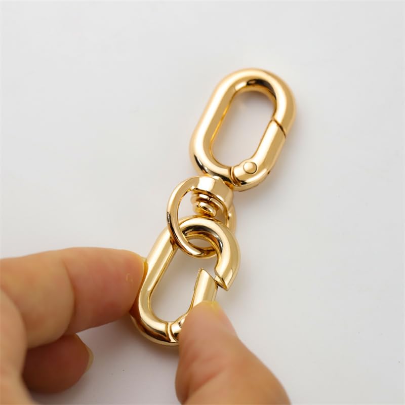 Amazon.co.jp: [FUSSED] 2個セット スプリングキーホルダー カラビナ