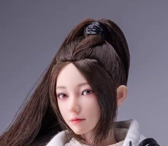 Amazon | 1/6 女性アクションフィギュア用ヘッド 眼球可動 i8TOYS c