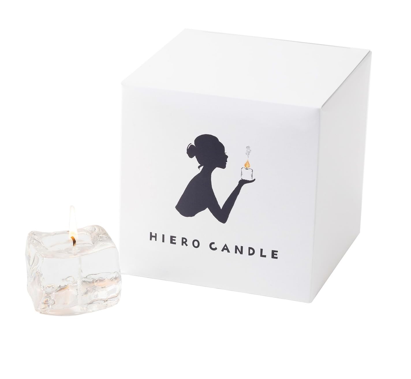 Amazon.co.jp: 【HIEROCANDLE】 氷 おしゃれなキャンドル/プレゼントに