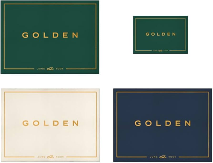 Amazon.com: BTS Jung Kook 1st Solo Album GOLDEN (Standard 3 ver +