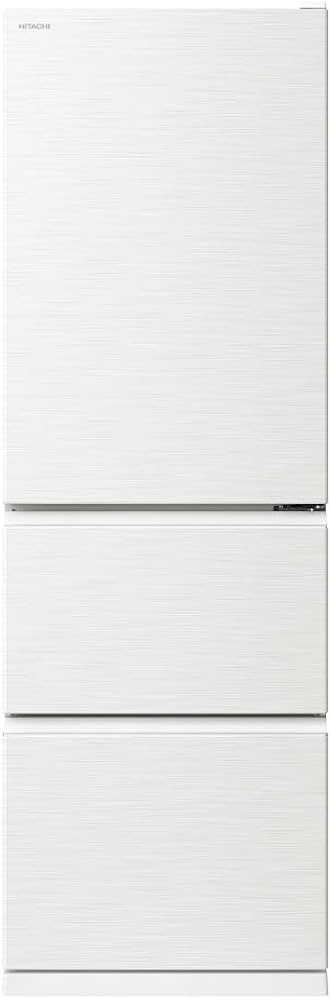 Amazon | 日立 冷蔵庫 幅60cm 375L 右開き R-V38TV W ピュアホワイト