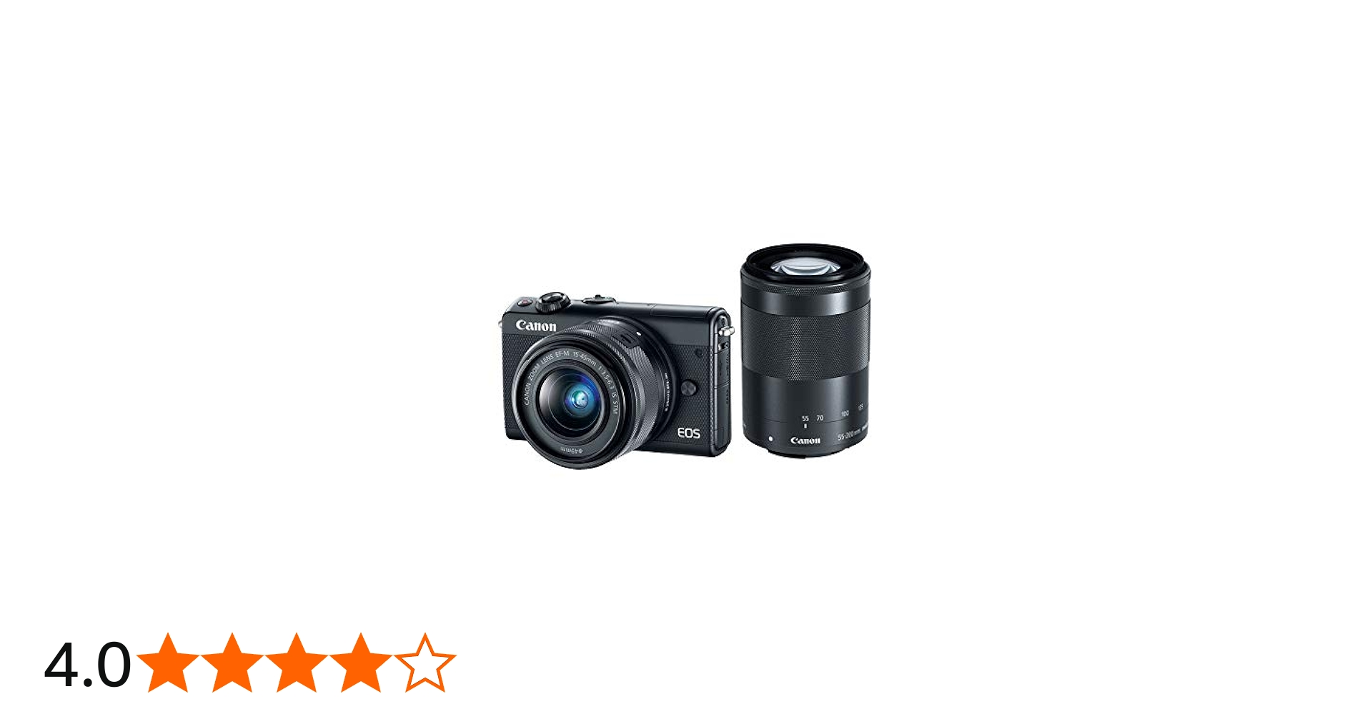 Buy Canon EOS M100 with EF-M 15-45 is STM and EF-M 55-200 is STM