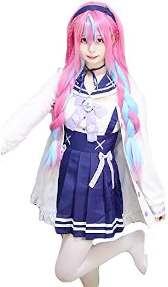 Amazon.co.jp: バーチャル YouTuber Vtuber 湊あくあ セーラー服 制服