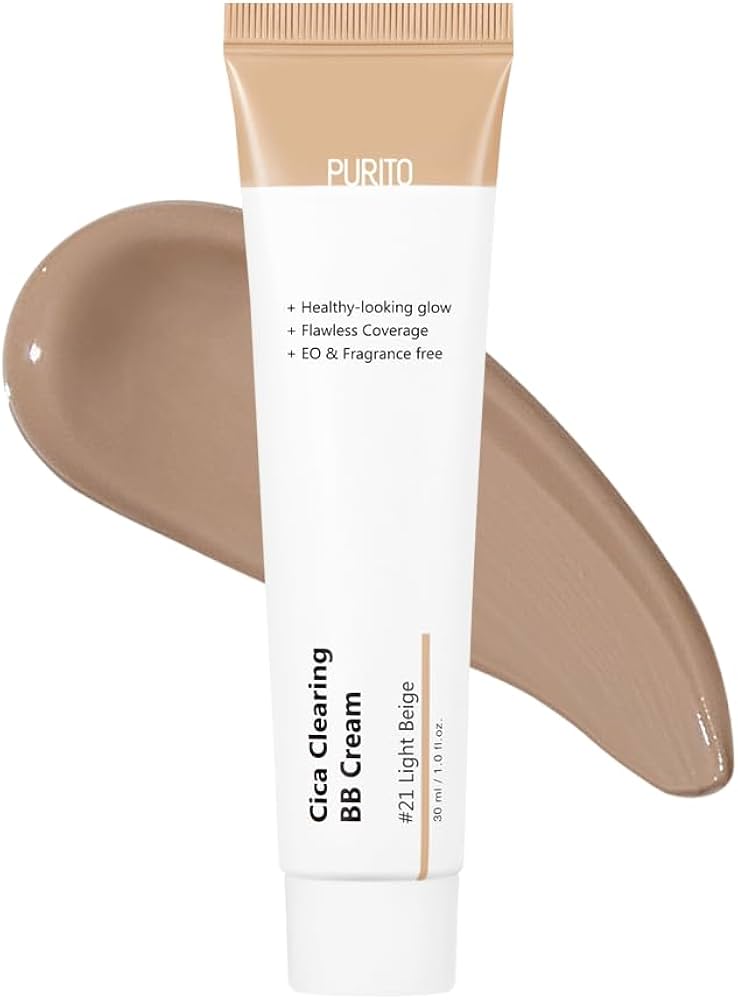 Amazon.com: PURITO Cica Clearing BB Cream #21 Light Beige 1 fl.oz