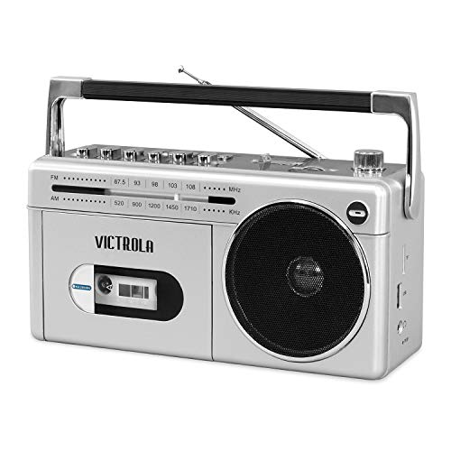 Amazon.co.jp: Victrola VBB-25-SLV ミニ Bluetooth ブームボックス