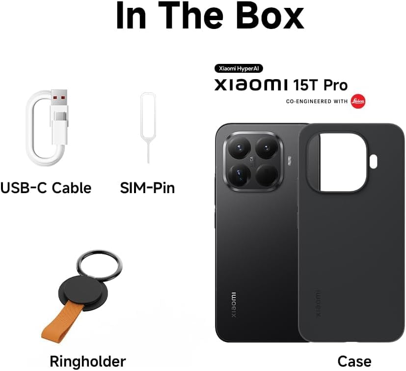 Amazon.com: XIAOMI 15T PRO Ai 5G (Compatible with Tmobile Mint