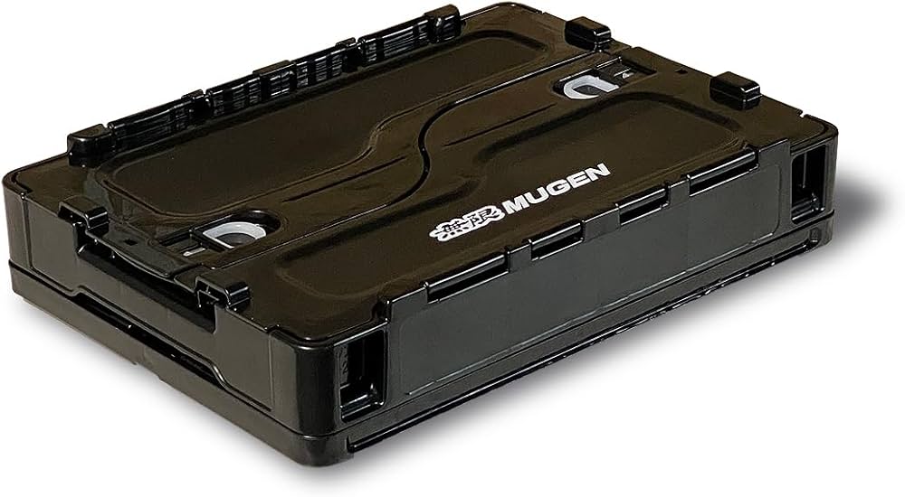 MUGEN 90000-XYL -800A-Z3 Folding Container, Standard, S, Black