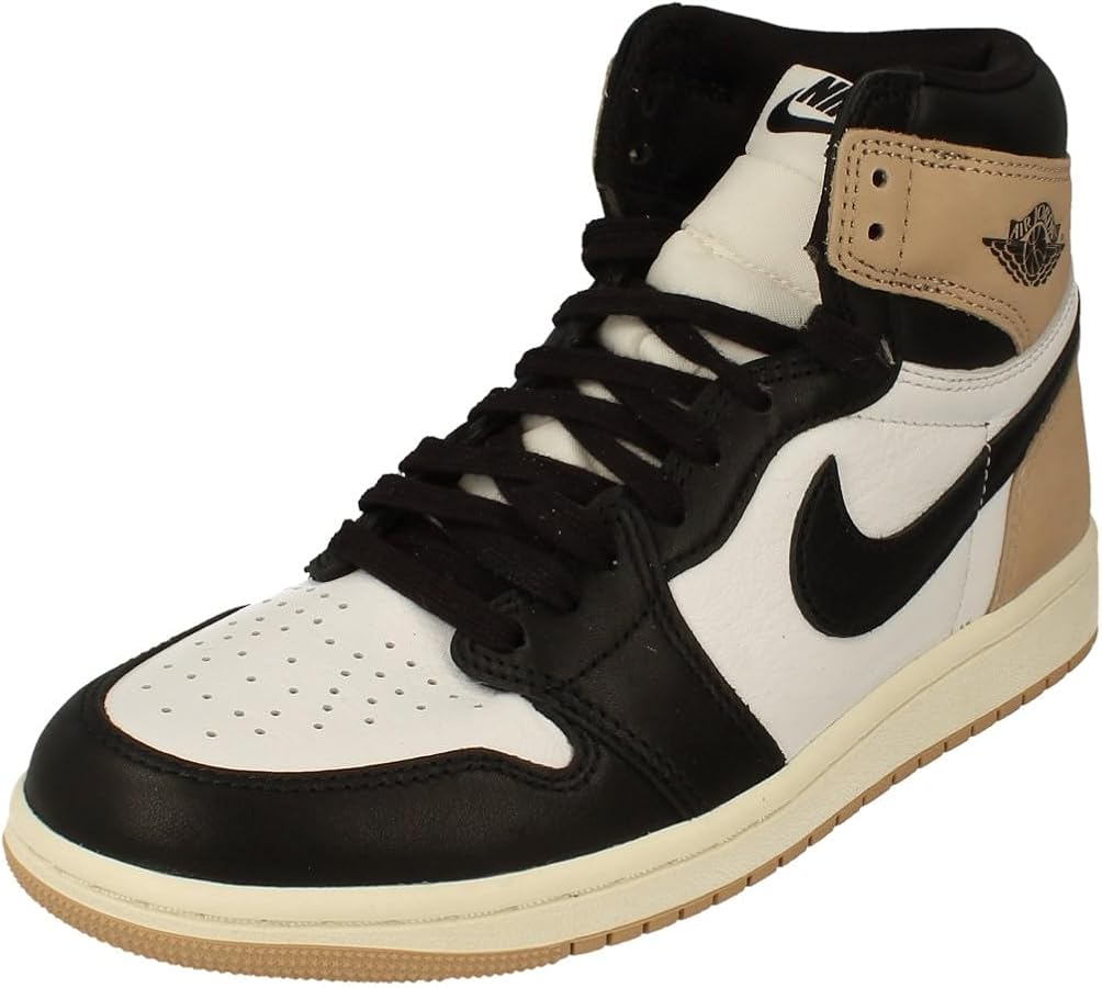 NIKE Jordan Women's 1 Retro HI OG Black/Legend MD Brown-White