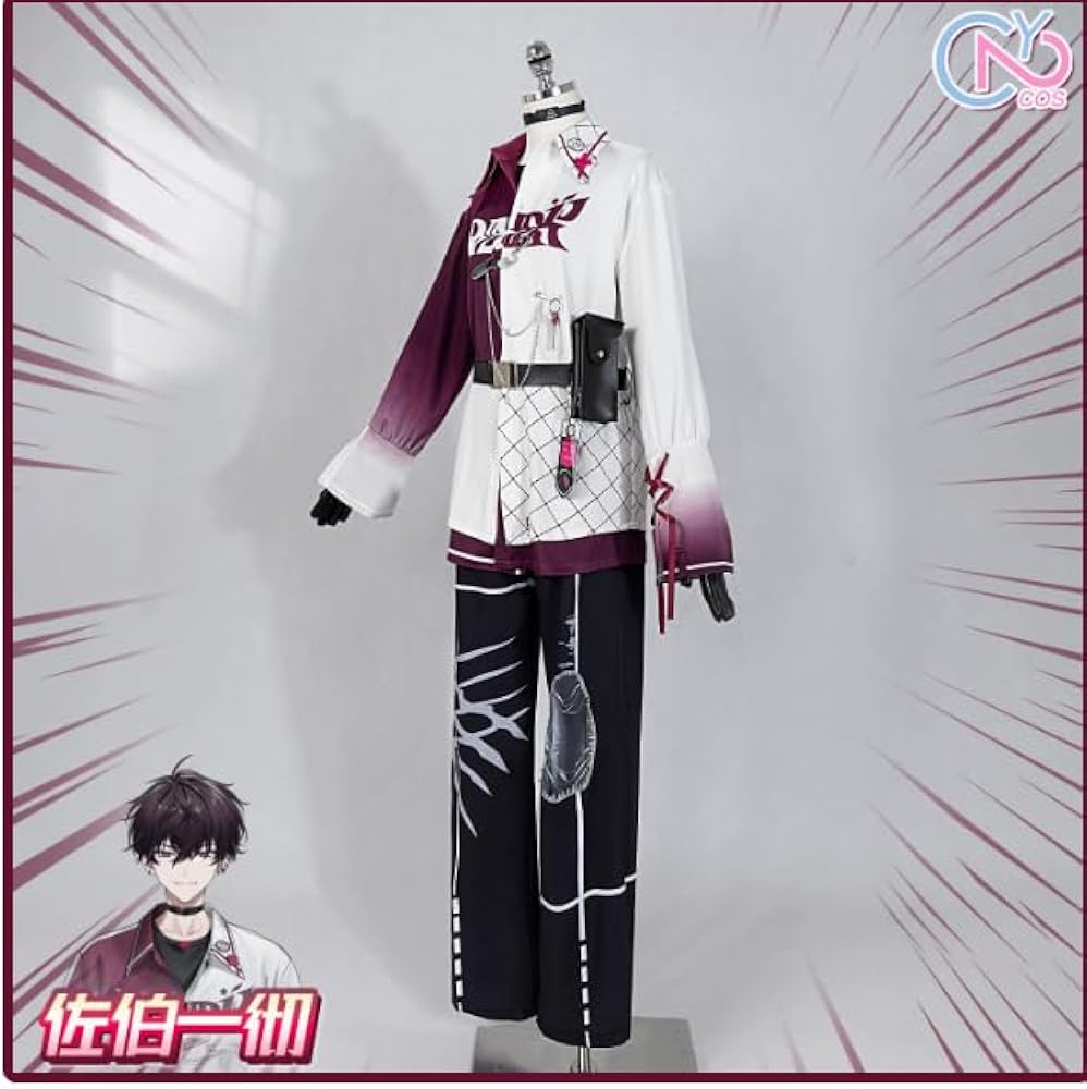 Amazon.co.jp: [66cos] 佐伯イッテツ コスプレ 衣装 にじさんじ