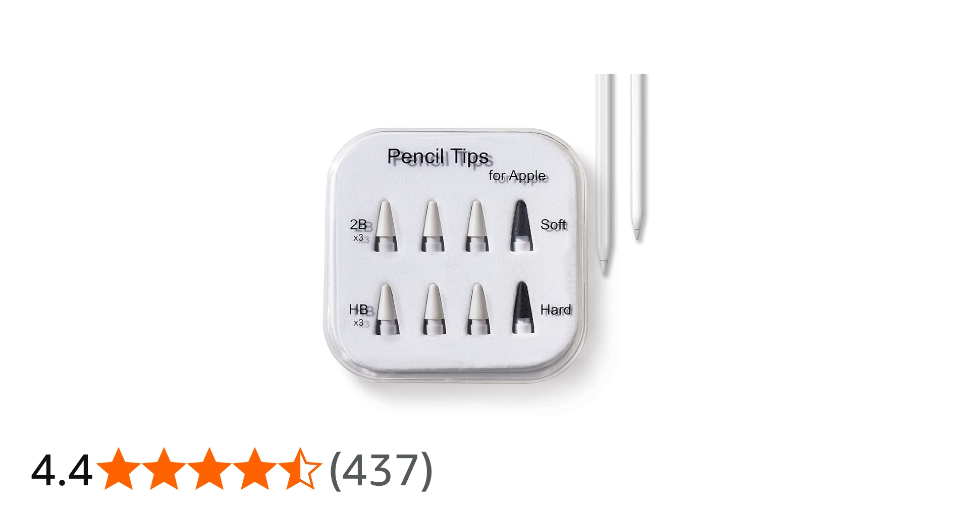 Pencil Tips Soft Wear-Resistant Damping Pen Tip for Apple