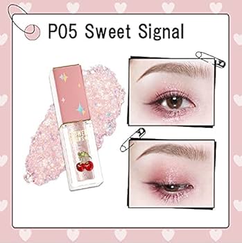 Amazon.co.jp: フラワーノーズCherry Love グリッター リキッドアイ