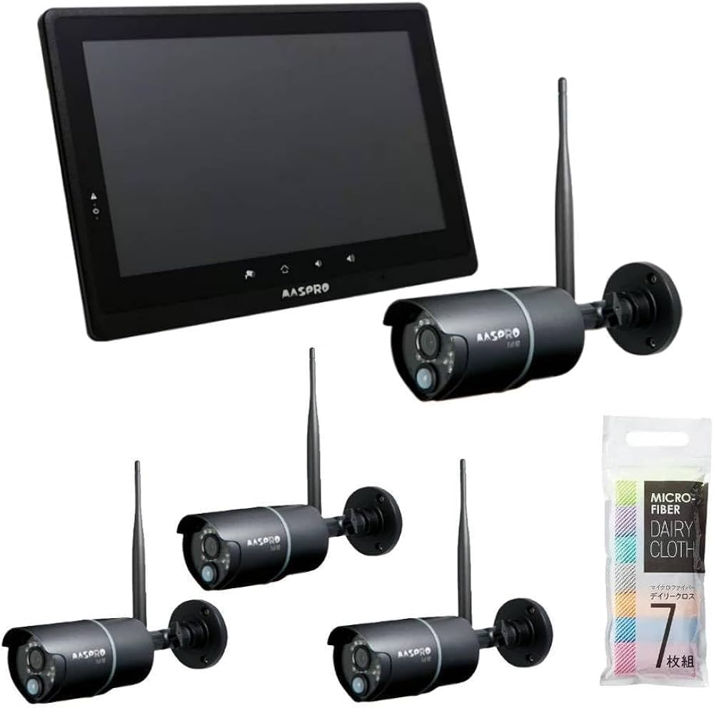 Amazon.co.jp: マスプロ電工 防犯カメラ モニター＆ワイヤレスHDカメラ