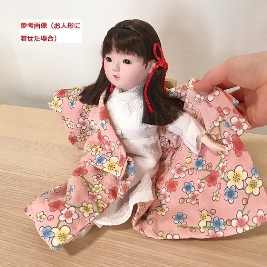 Amazon | 着せ替え人形(中）ボブ リボン付き 着せ替え人形 日本人形