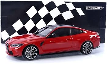 Amazon.com: Minichamps 155020121 1:18 BMW M4-2020-Red Collectible