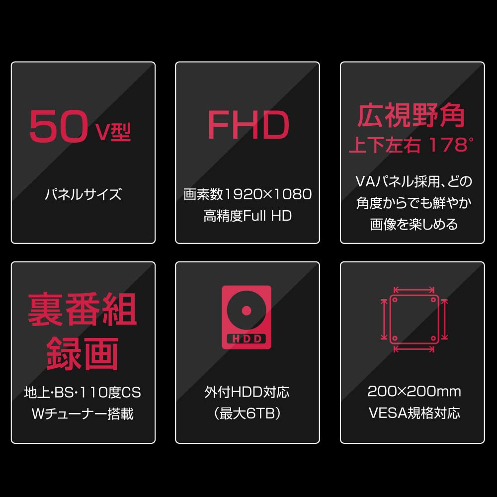 Amazon.co.jp: ASTEX 40V型 液晶テレビ 40インチ 地上・BS・110度CS