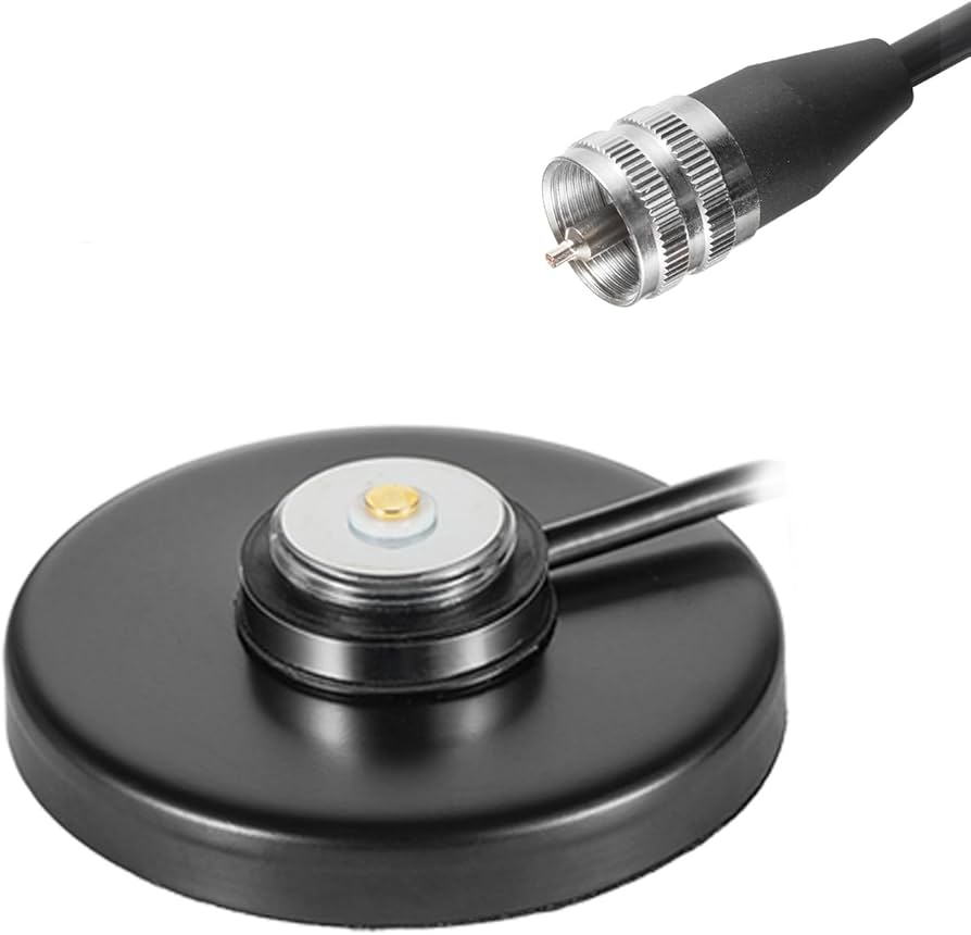 Amazon.com: Heavy Duty NMO Magnetic Base Mount with PL-259 Plug