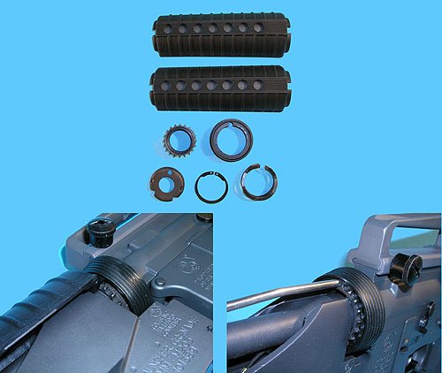 Amazon | G&P GP122 M4A1ハンドガード デルタリングセット/BK（黒