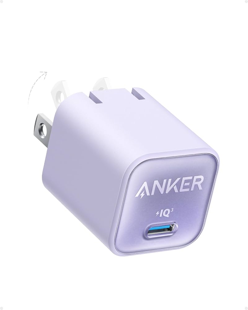 Amazon.com: Anker Nano Charger, USB C GaN Charger 30W, PIQ 3.0
