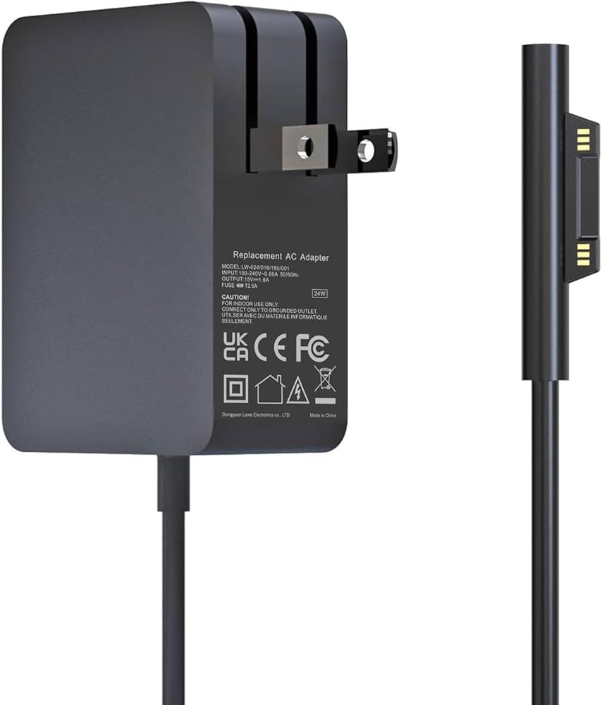 Amazon.com: Surface 24W 15V 1.6A Go Charger, Power Supply Adapter