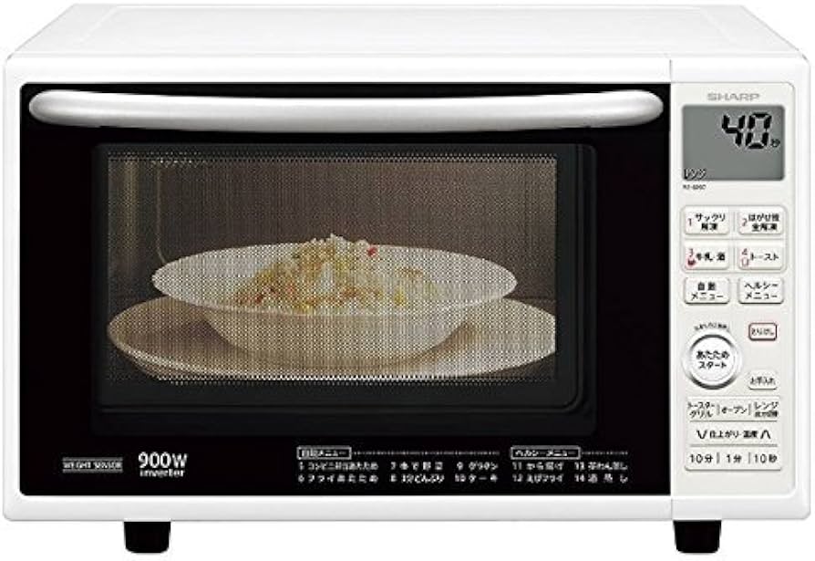 Amazon | シャープ オーブンレンジ（20L） RE-S207-W ホワイト系