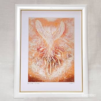 Amazon.co.jp: 絵画 インテリア おしゃれ 鳳凰 ヒーリングアート