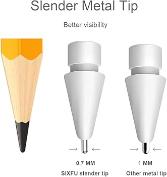 Amazon.com: Upgraded Replacement Tips for Apple Pencil, Mix Metal