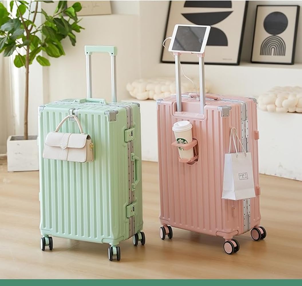Amazon | [Yuweijie] スーツケース アルミフレームタイプ キャリー