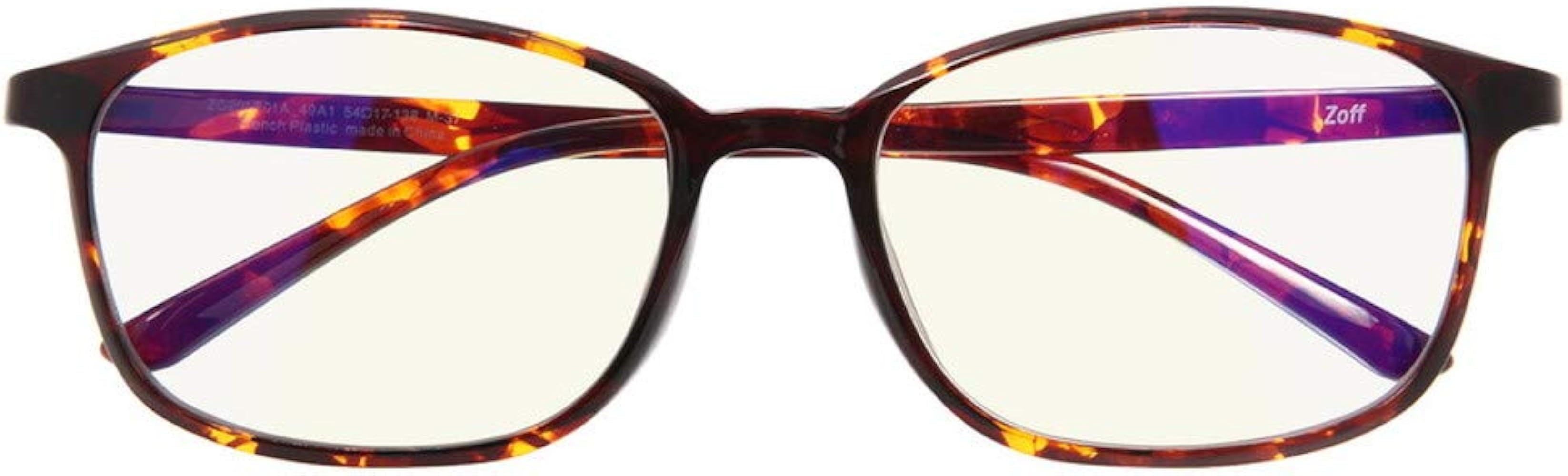 Amazon.co.jp: [ゾフ] ウェリントン型 PCメガネ（度なし） PC ULTRA