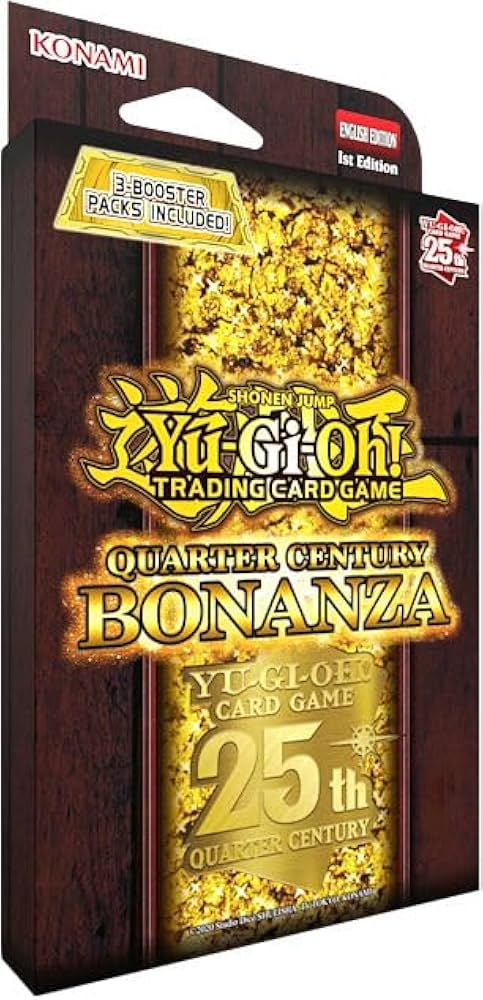 Amazon.com: YU-GI-OH! Quarter Century Bonanza 3er Booster Pack