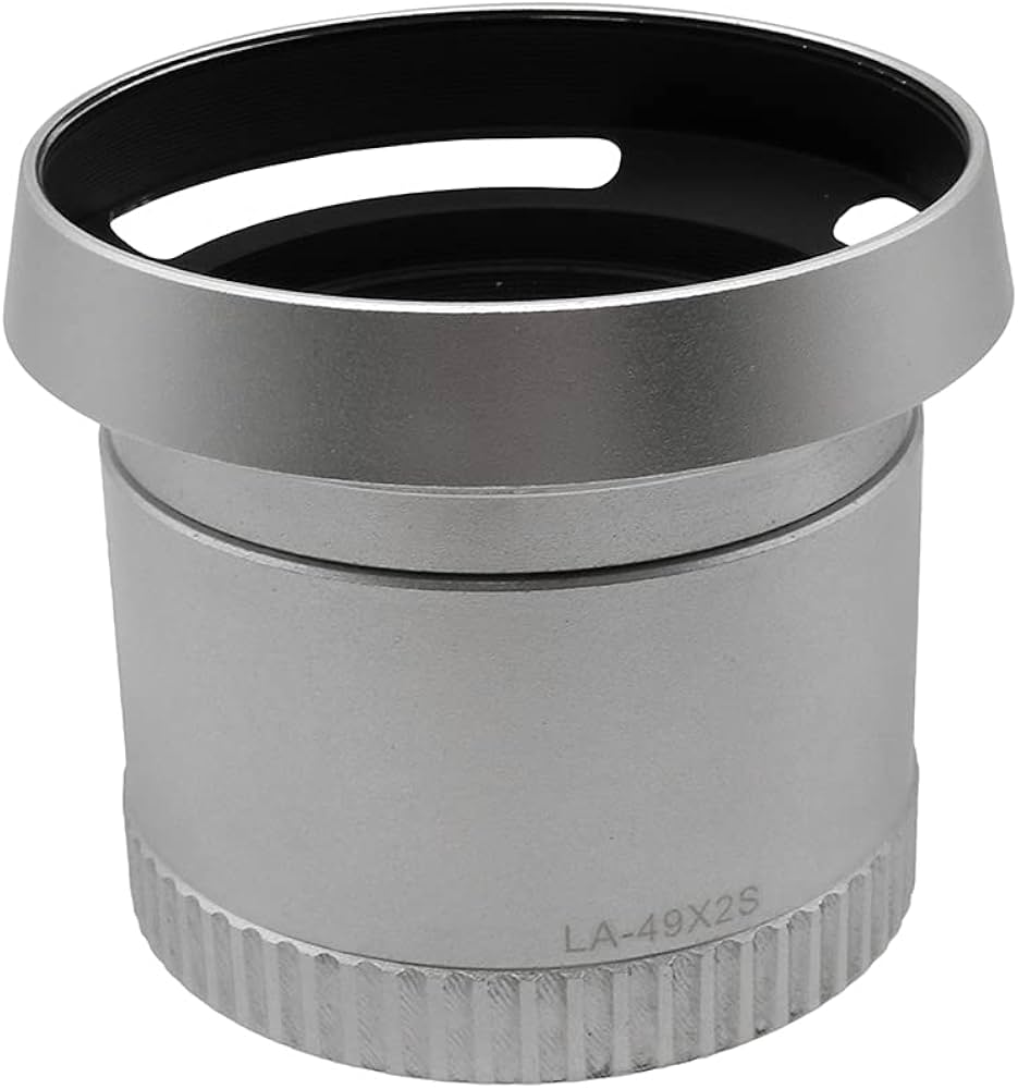Amazon | LA-49X2Sフィルタアダプター管+49mmレンズフード（対象カメラ