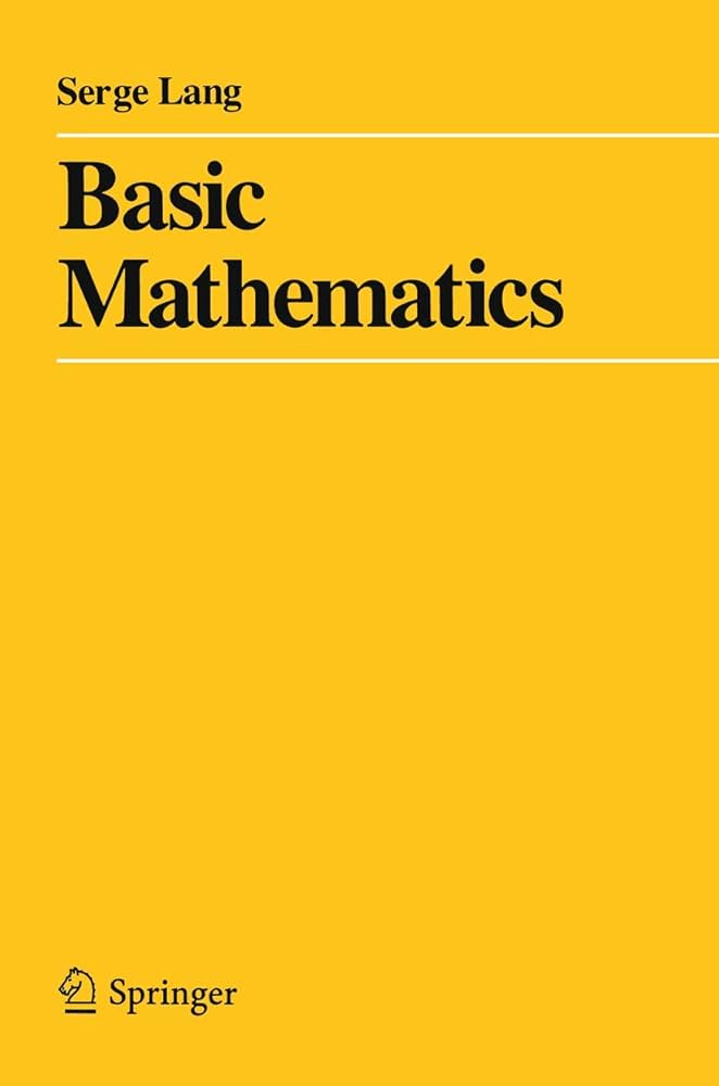 Amazon | Basic Mathematics | Lang, Serge | Algebra