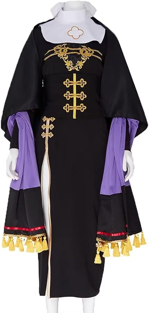 Amazon.co.jp: [ミドリ屋] 白雪巴 シスター服 白雪巴 衣装 しらゆき