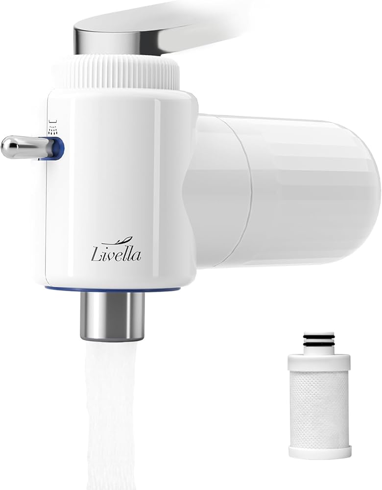 Amazon | SOLEMOOD×Livella 蛇口直結型浄水器 マイクロ微細バブル発生