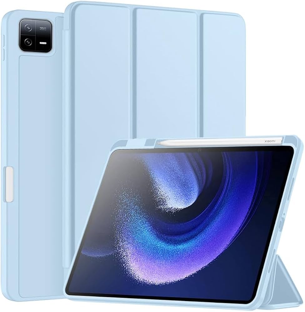 Robustrion Cover for Xiaomi Mi Pad 6 Cover, Trifold Flip Case
