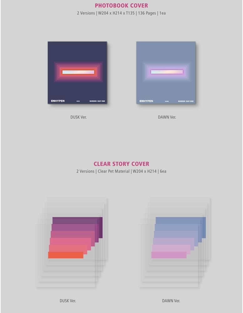 Amazon.com: ENHYPEN Border Day One Mini Album Vol.1 Dusk version