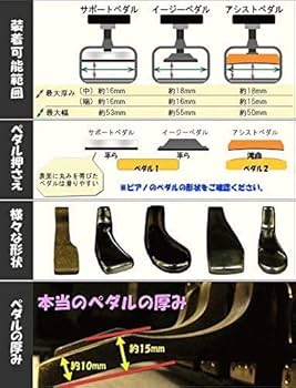 Amazon | イトマサ ピアノサポートペダル II ピアノのペダルへ直接