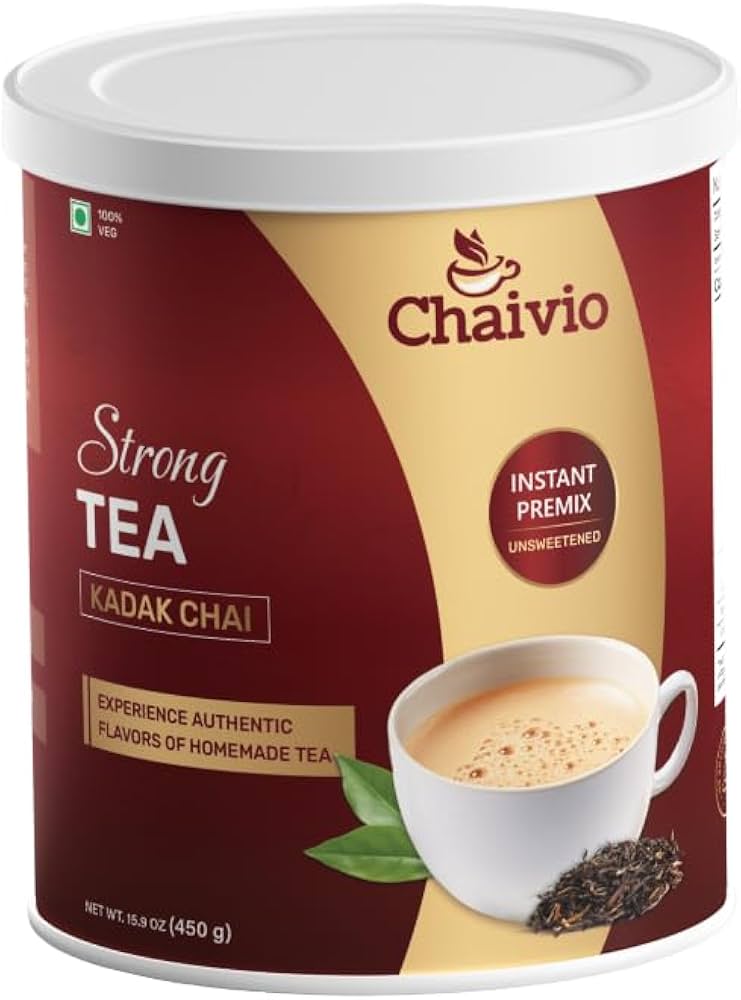 Amazon.com : Chaivio Authentic Chai Tea Premix, Kadak Chai