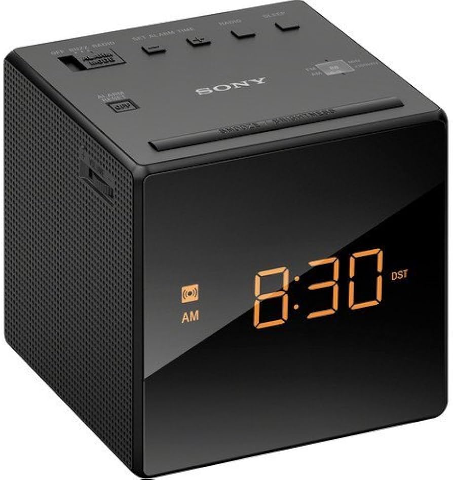 Amazon.com: Sony Compact AM/FM Alarm Clock Radio Battery Back-Up