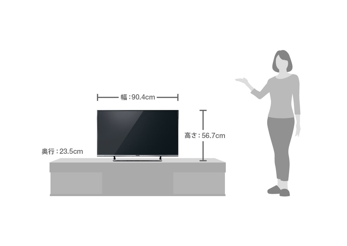 4K パナソニック 40型 液晶テレビ TH-40CX700 動画アプリ対応