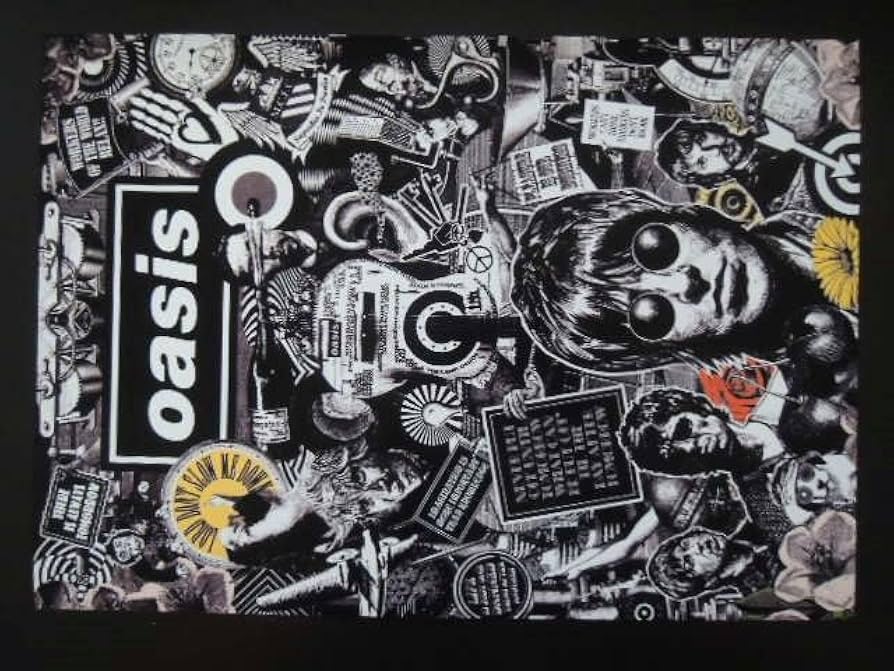 Amazon.co.jp: A4 額付き ポスター オアシス Oasis ノエルギャラガー